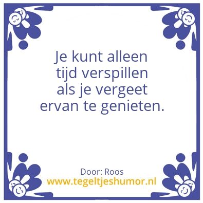 Tegeltje: wijsheid