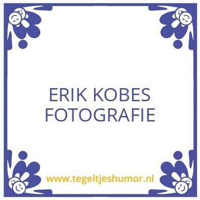 Tegeltje: Erik Kobes Fotografie
