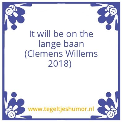 Tegeltje: !