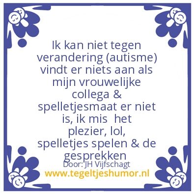 Tegeltje: ik mis (van ons 2)