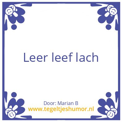 Tegeltje: Marian Borg