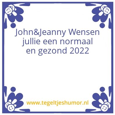 Tegeltje: 2022