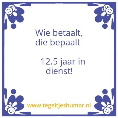 Tegeltje: 12.5 jaar