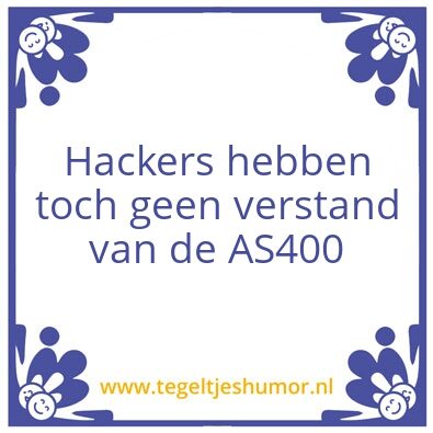 Tegeltje: As400