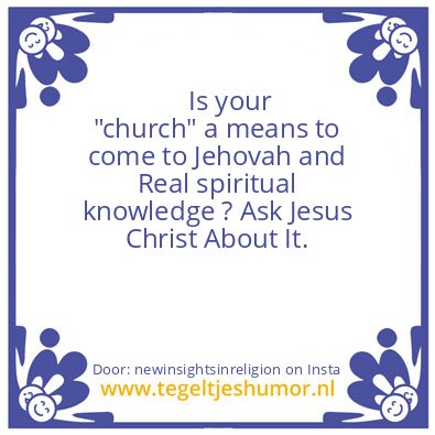 Tegeltje: JEHOVAH the Real CREATOR.