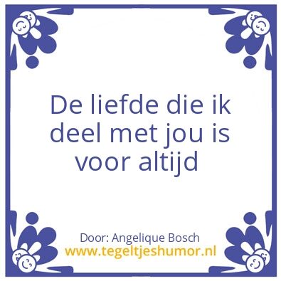 Tegeltje: Liefde