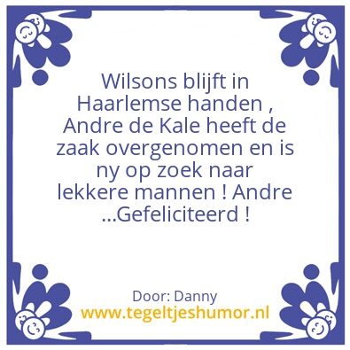 Tegeltje: Danny