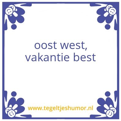 Tegeltje: onze klas