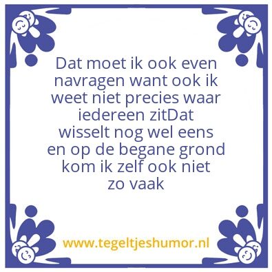 Tegeltje: Ja…