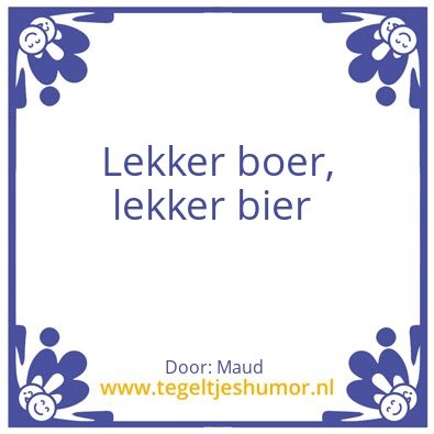 Tegeltje: Hoi