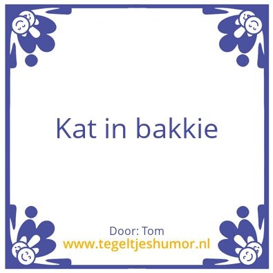 Tegeltje: Spreuk