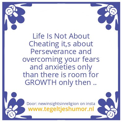 Tegeltje: Now You Know.