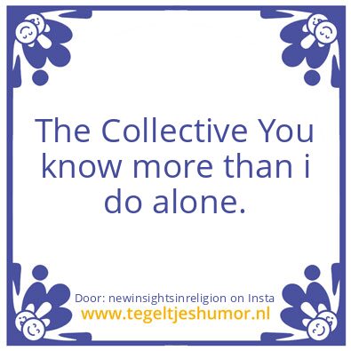 Tegeltje: This Is Your Calling Too.