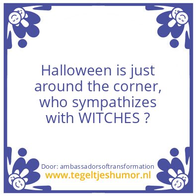 Tegeltje: Halloween