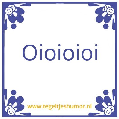 Tegeltje: Dick