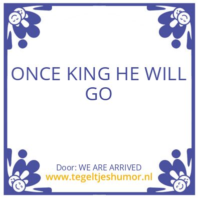 Tegeltje: AL IS WELL