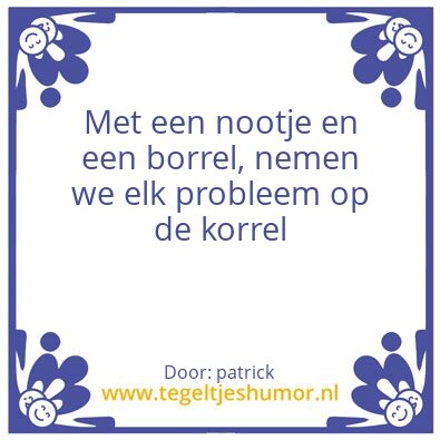 Tegeltje: patrick