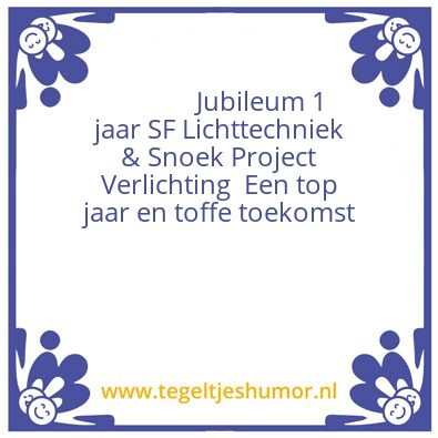 Tegeltje: Gefeliciteerd
