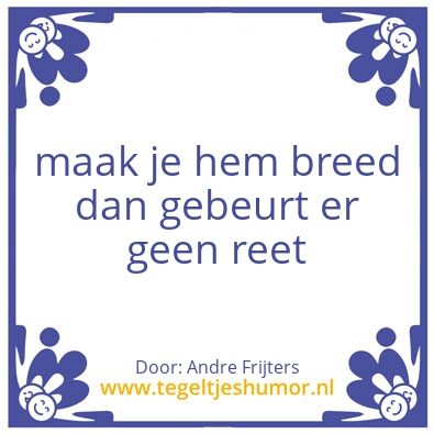 Tegeltje: 1