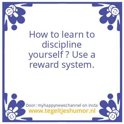 Tegeltje: How to learn