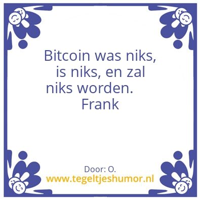Tegeltje: BTC