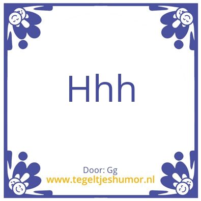 Tegeltje: Tt