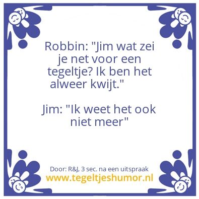 Tegeltje: tegel