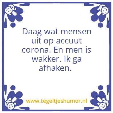 Tegeltje: Uitdagen