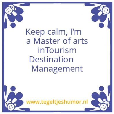 Tegeltje: Master of arts