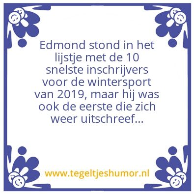 Tegeltje: a