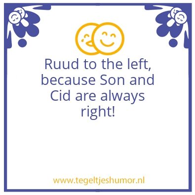 Tegeltje: True story