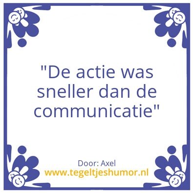 Tegeltje: Axel