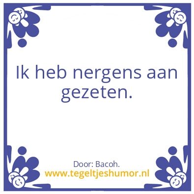 Tegeltje: Brugman.