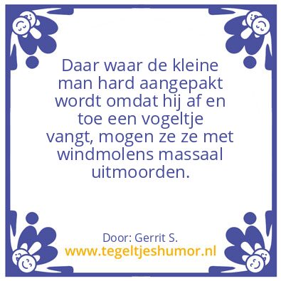 Tegeltje: Ik ben Gerrit.