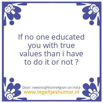 Tegeltje: WAKE UP !