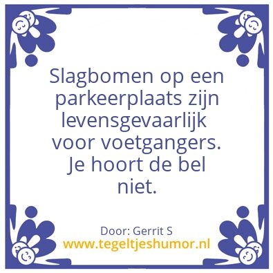 Tegeltje: Ik ben Gerrit