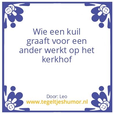 Tegeltje: Tis wat