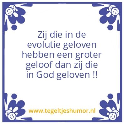 Tegeltje: Evolutie