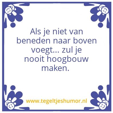 Tegeltje: Hoofduitvoerder