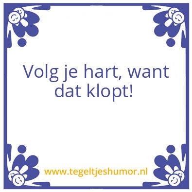 Tegeltje: Twijfel?