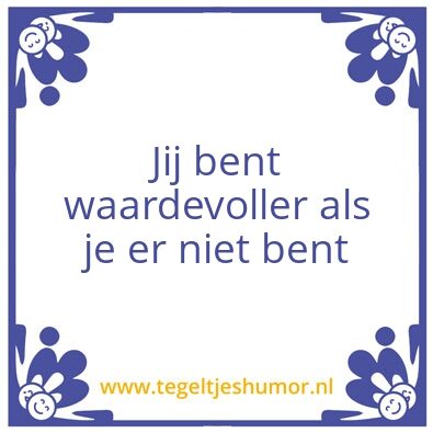 Tegeltje: Vos BT