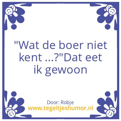 Tegeltje: Dobberts tegeltje