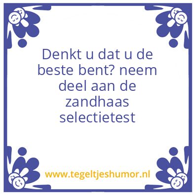 Tegeltje: zandhaas