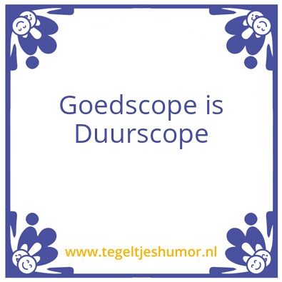 Tegeltje: Tegeltje