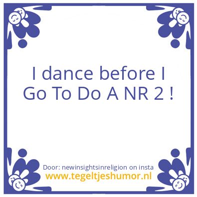 Tegeltje: Now You Know