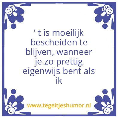 Tegeltje: Voor P
