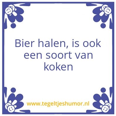 Tegeltje: dank je collega