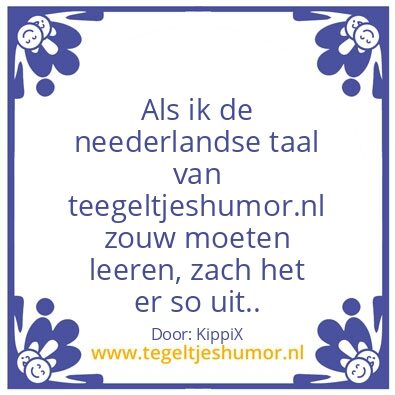 Tegeltje: Spreuken typen