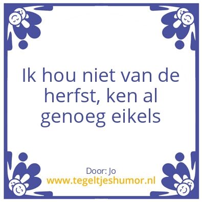 Tegeltje: spreuk