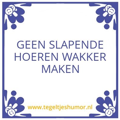 Tegeltje: Henj